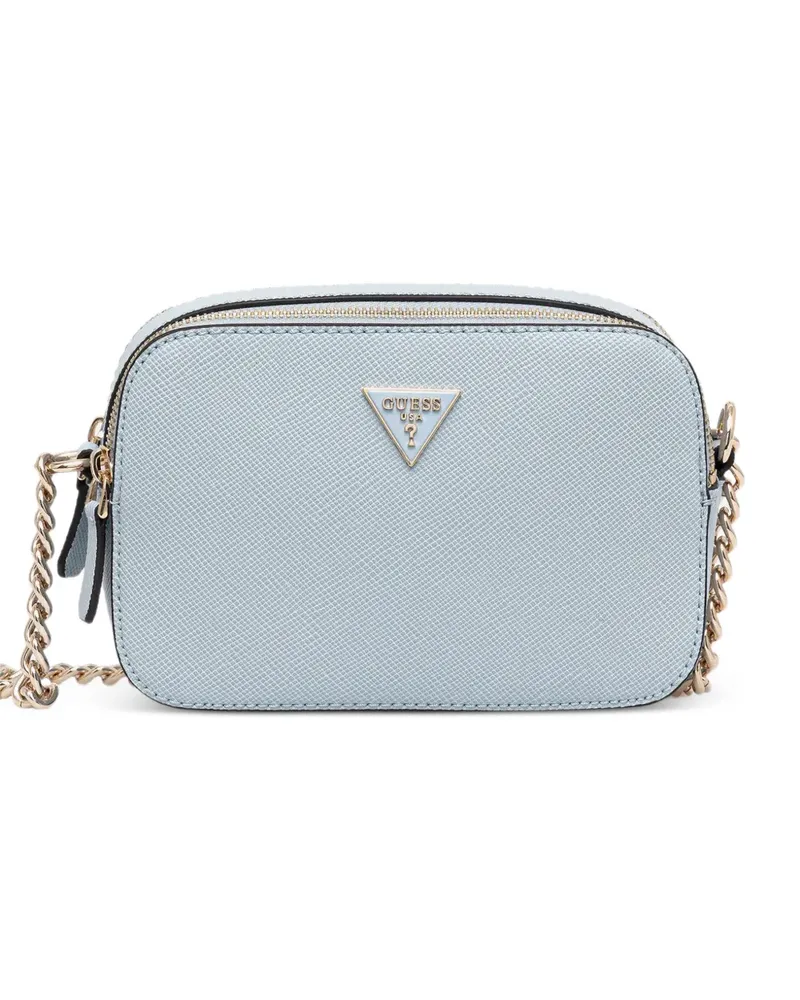 Guess Mini Noelle Umhängetasche mit Logo - Blau Blau