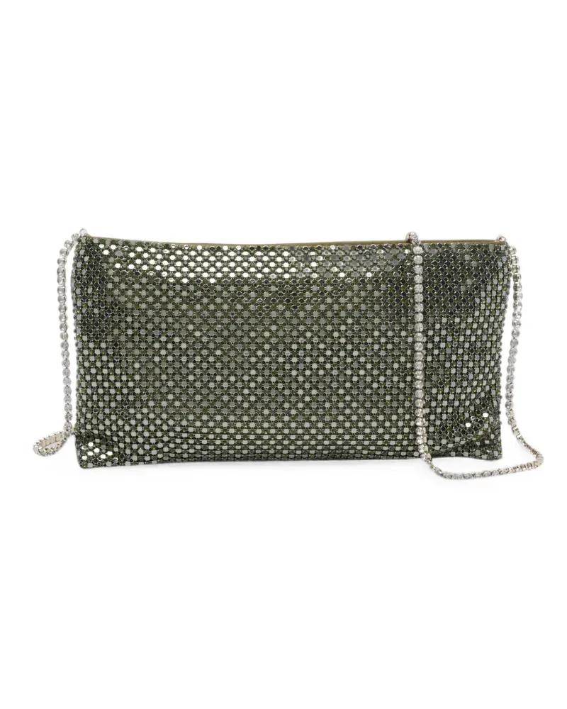 Benedetta Bruzziches Your Best Friend Clutch mit Kristallen - Grün Grün