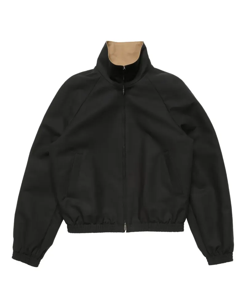 Acne Studios Jacke mit Reißverschluss - Schwarz Schwarz