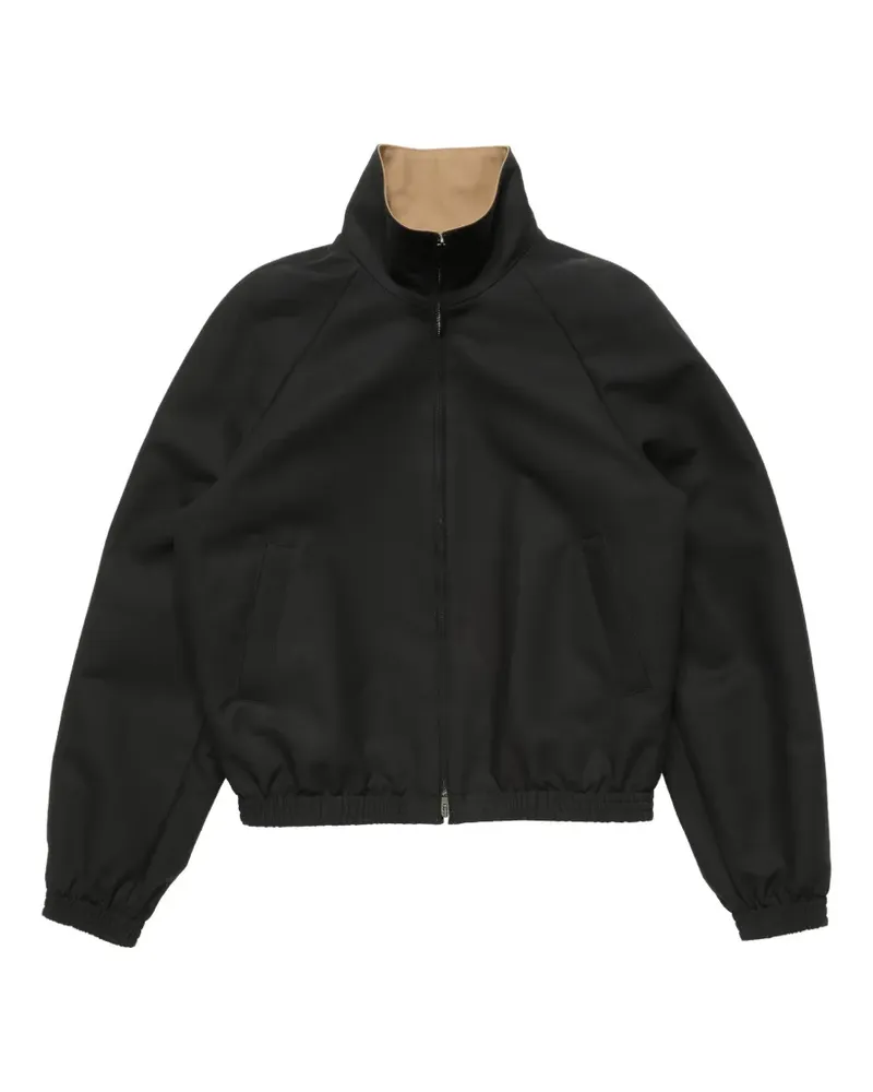 Acne Studios Jacke mit Reißverschluss - Schwarz Schwarz
