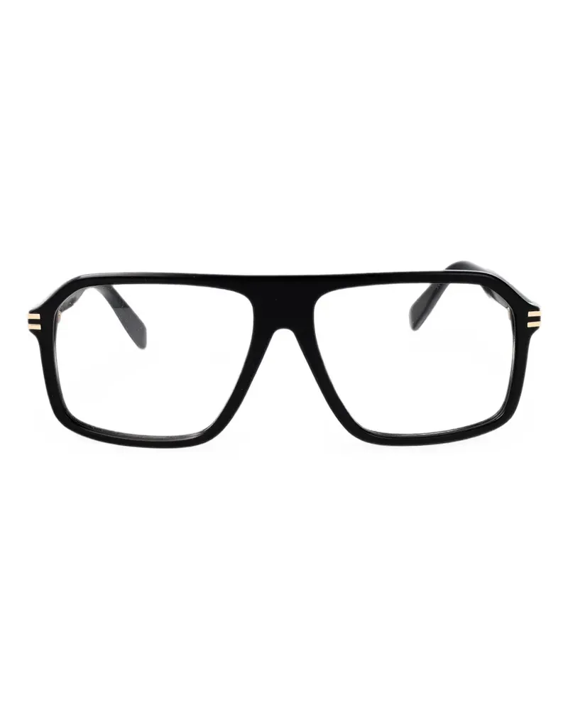 Marc Jacobs Brille mit geometrischem Gestell - Schwarz Schwarz