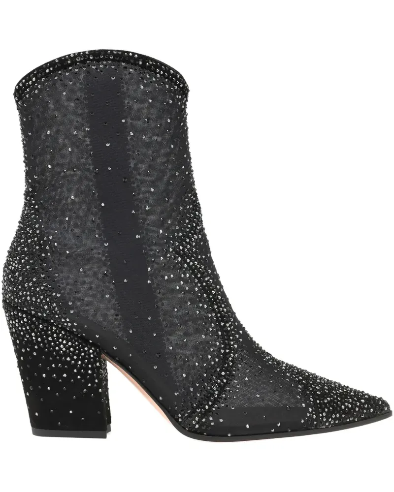 Gianvito Rossi Rania Stiefel - Schwarz Schwarz