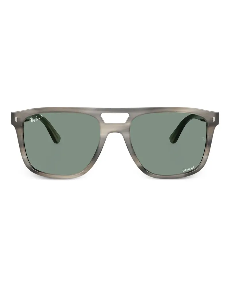 Ray Ban Sonnenbrille mit eckigem Gestell - Braun Braun