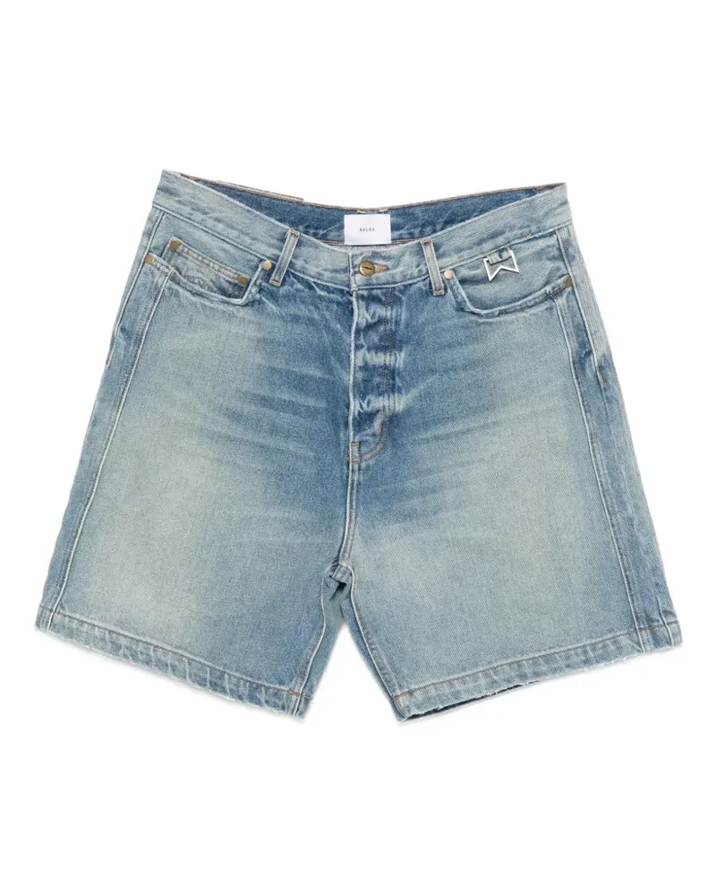 RHUDE Boxy Traxedo logo-detail shorts - Blau Blau