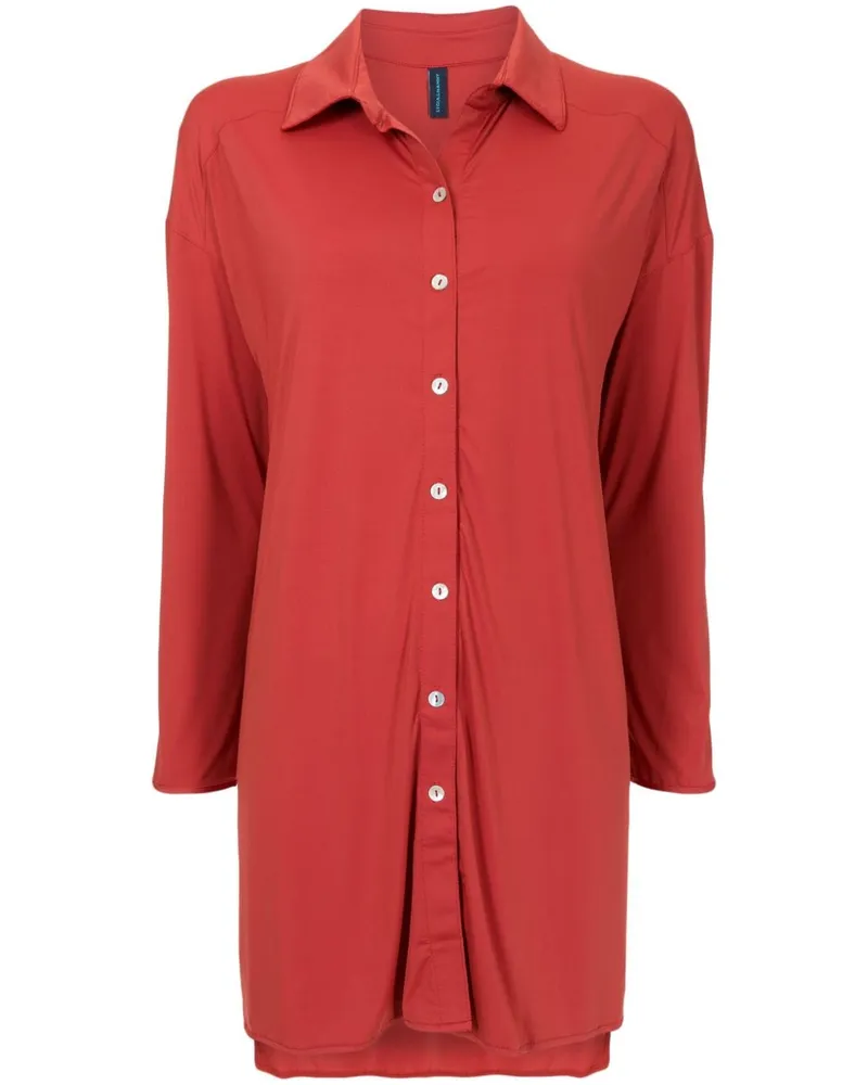 Lygia & Nanny Meline Hemdkleid mit langen Ärmeln - Rot Rot