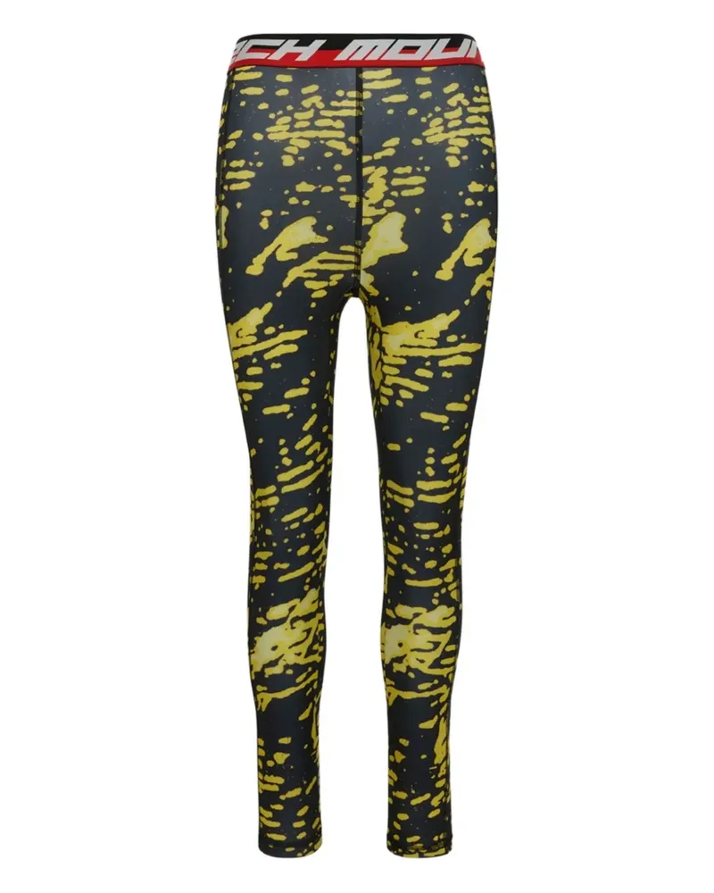 Aztech Mountain Next To Skin printed leggings - Schwarz Schwarz