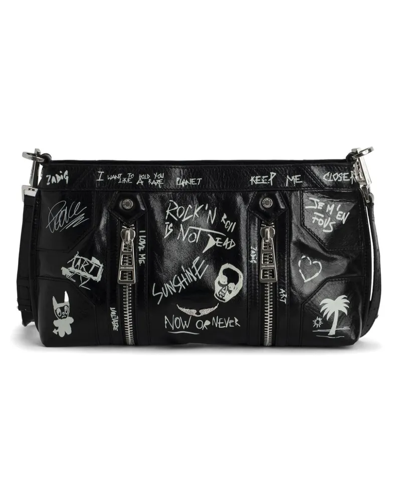 Zadig & Voltaire Sunny Moody Schultertasche - Schwarz Schwarz