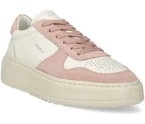 Sneakers aus Leder - Weiß