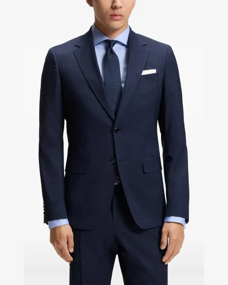 HUGO BOSS Schmaler Anzug - Blau Blau