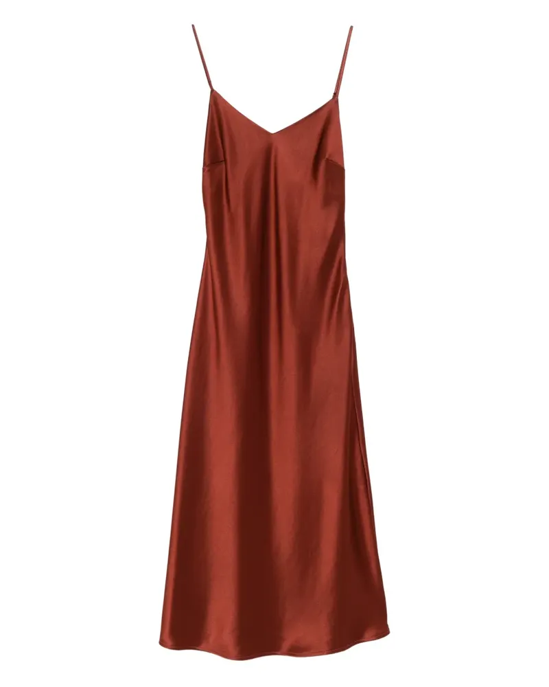 Cynthia Rowley Kleid aus Satin - Braun Braun