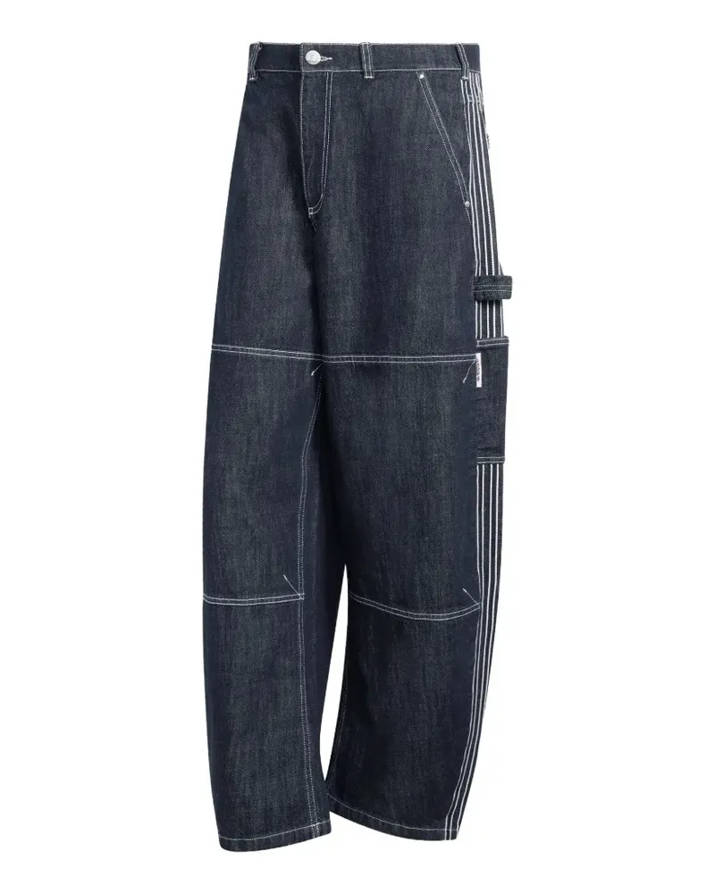 adidas Jeans mit Logo - Blau Blau