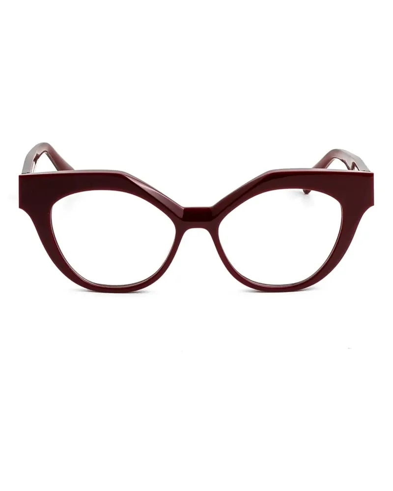 CAZAL 5000 Brille mit geometrischem Gestell - Rot Rot