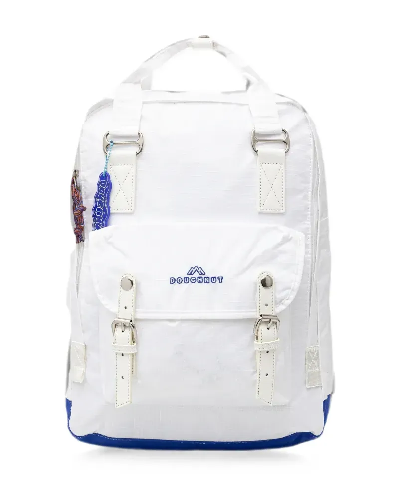 DOUGHNUT large buckle-strap backpack - Weiß Weiß