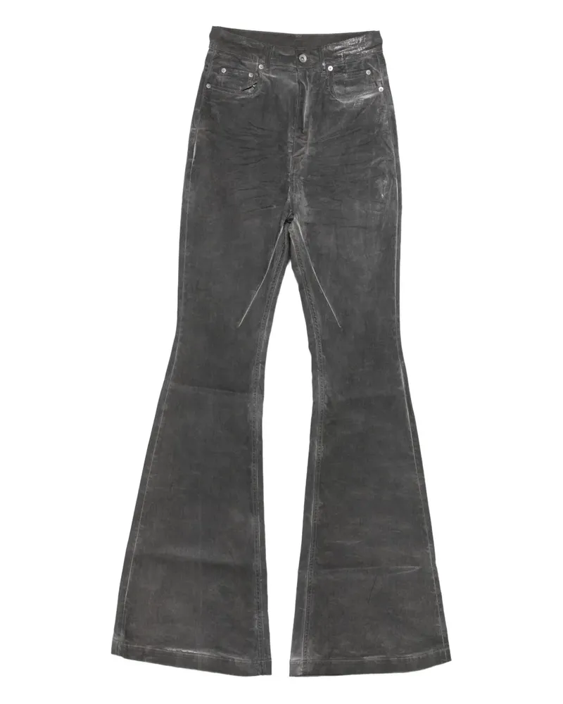 DRKSHDW by Rick Owens Schlagjeans im Distressed-Look - Grau Grau