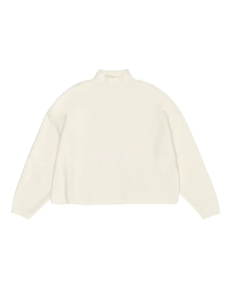 BIMBA Y LOLA Pullover mit Stehkragen - Weiß Weiß