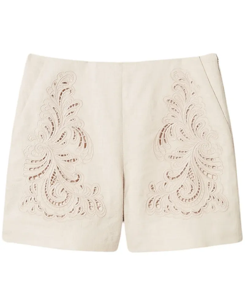 Twin-Set Bestickte Shorts - Nude Nude