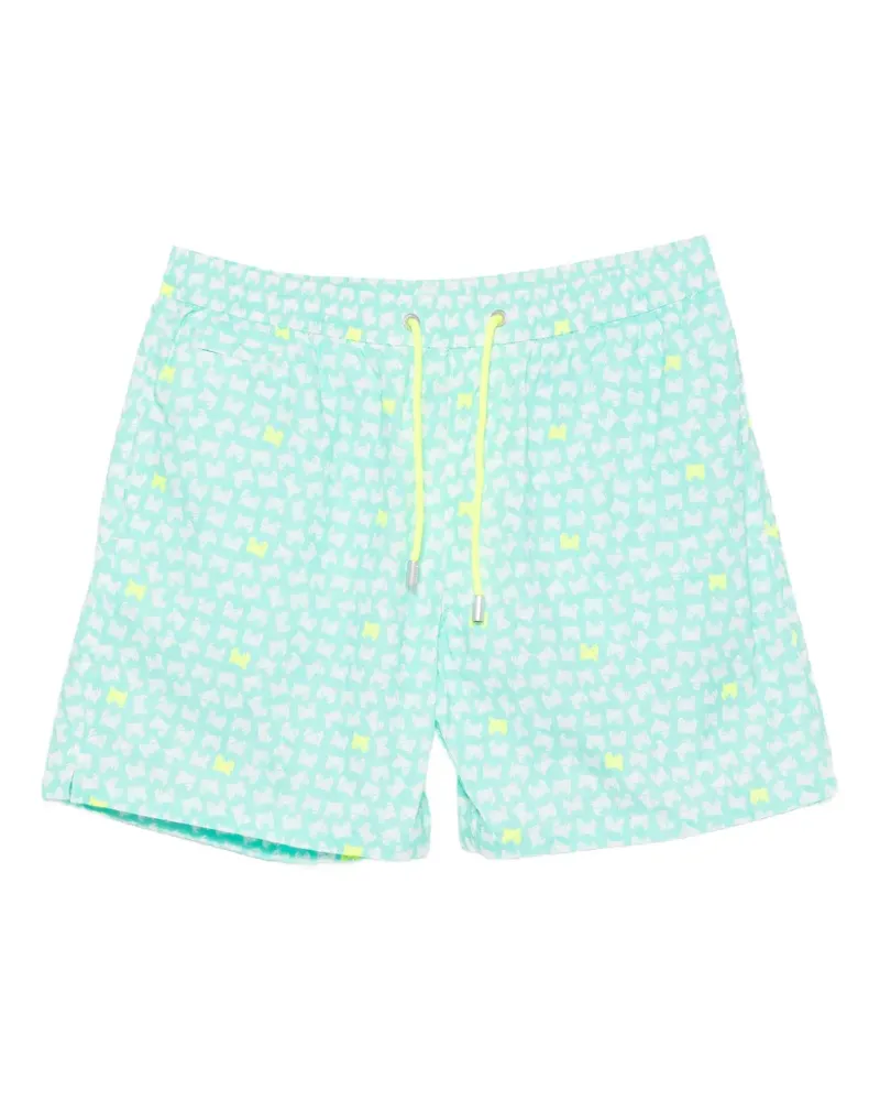 MC2 Saint Barth Lighting crab-print swim shorts - Blau Blau