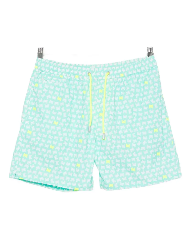 MC2 Saint Barth Lighting crab-print swim shorts - Blau Blau
