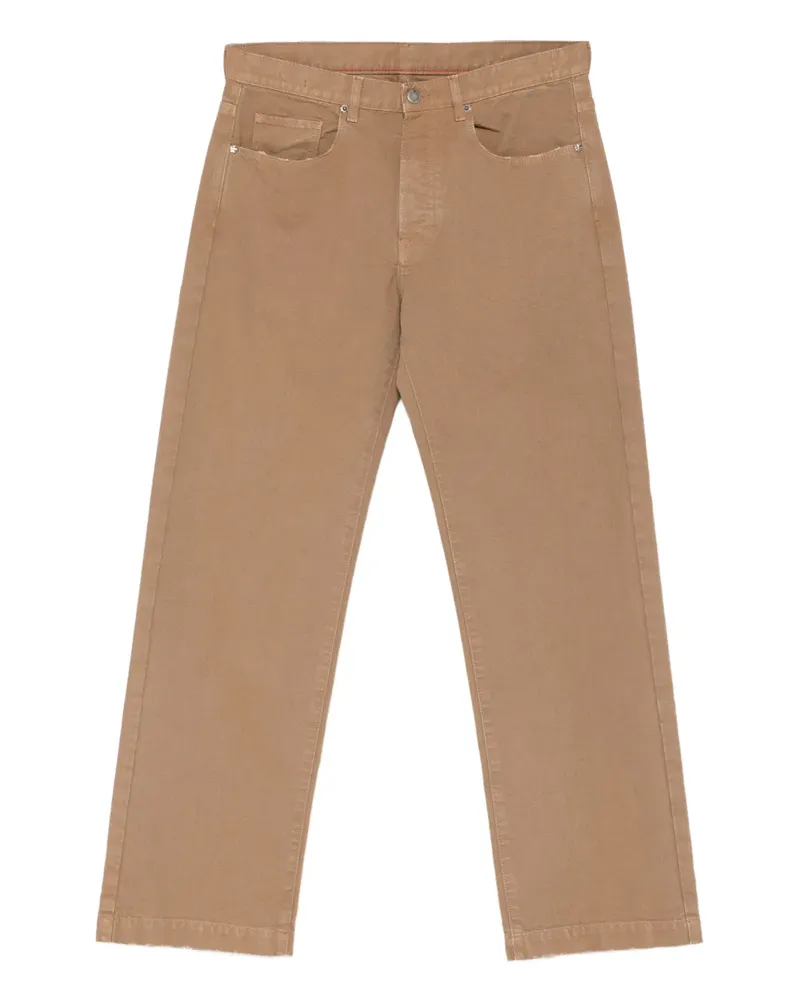 Massimo Alba Ocean Hose mit Taschen - Braun Braun