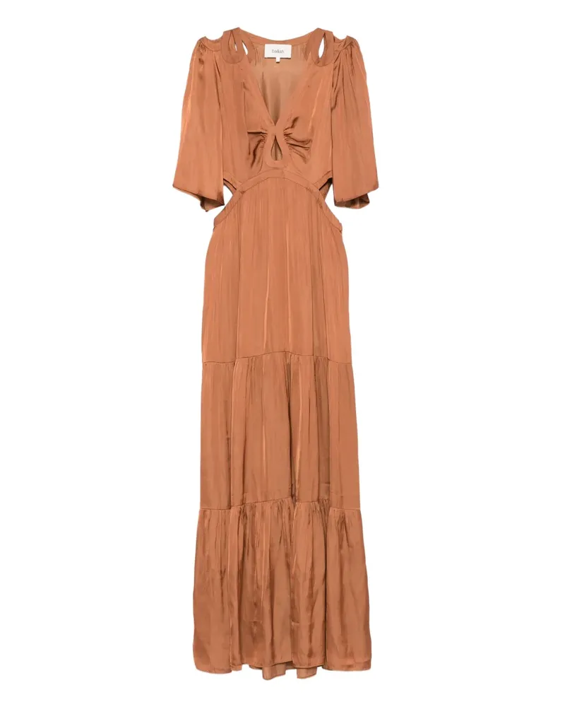 ba&sh Kleid mit Cut-Outs - Braun Braun