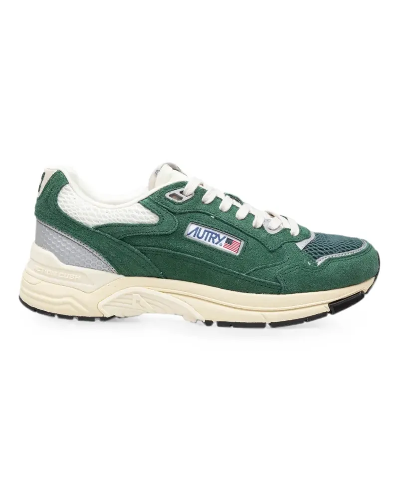 AUTRY Hyperway suede-panelled sneakers - Grün Grün