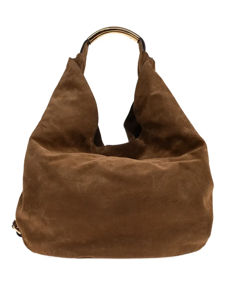 Moschino Handle Me ring-handle shoulder bag - Braun Braun