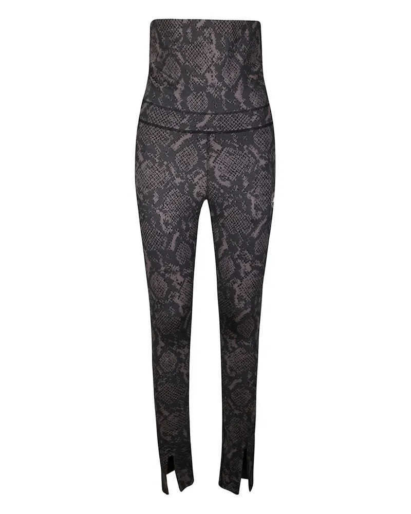 adidas Leggings mit Schlangen-Print - Grau Grau