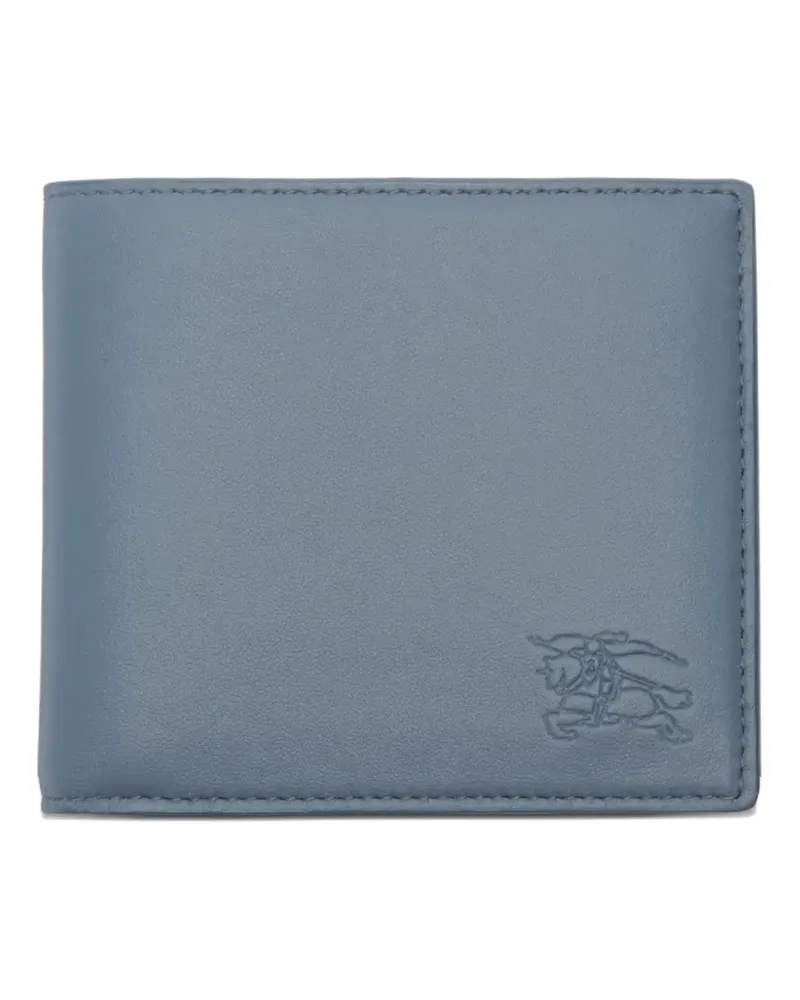 Burberry pop Check bifold wallet - Blau Blau