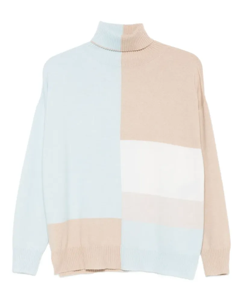 D.EXTERIOR Pullover mit Rollkragen - Blau Blau