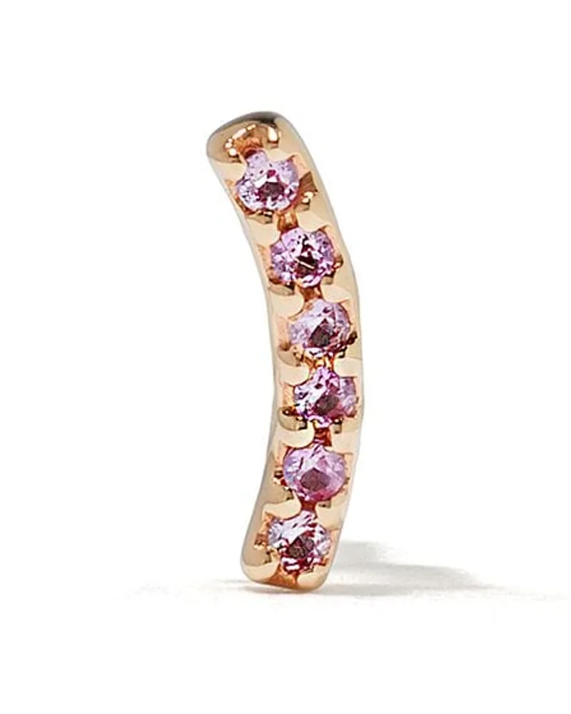 Maria Black 14kt 'Crescent' Gelbgoldohrstecker mit Saphir Gold