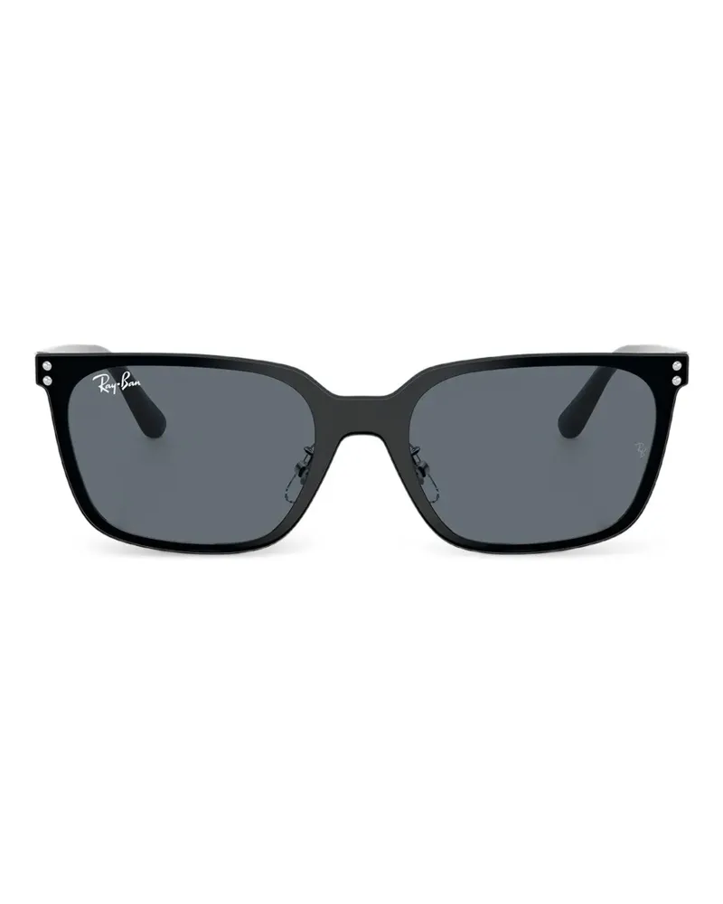 Ray Ban Sonnenbrille mit eckigem Gestell - Schwarz Schwarz