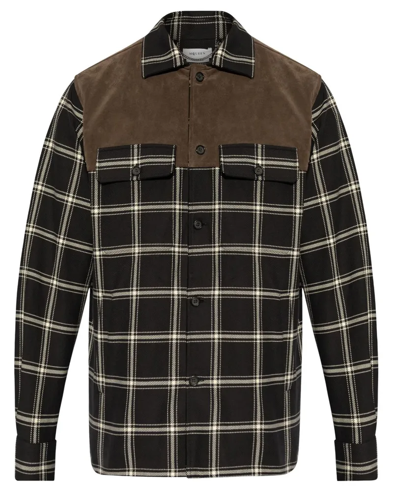 Alexander McQueen Kariertes Hemd - Braun Braun