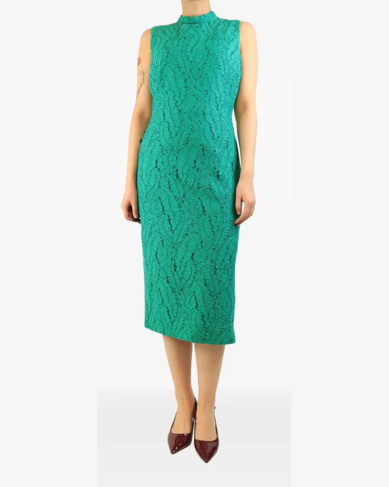 N° 21 sleeveless lace midi dress - Grün Grün