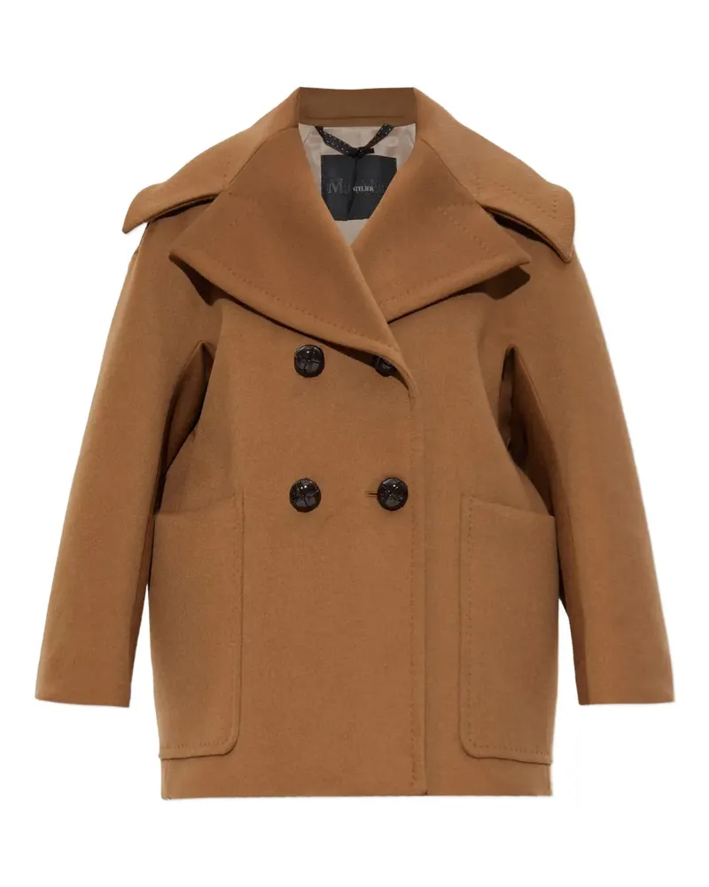 Max Mara Mario Mantel aus Kaschmir - Braun Braun