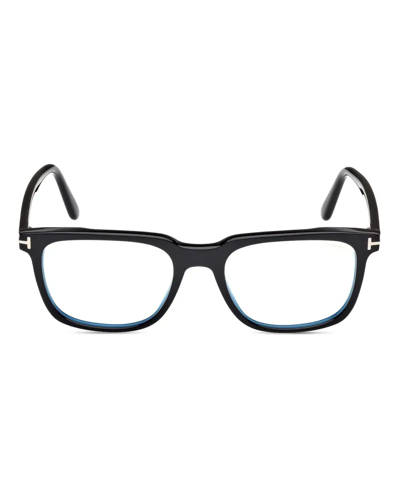 Tom Ford Brille mit eckigem Gestell - Schwarz Schwarz