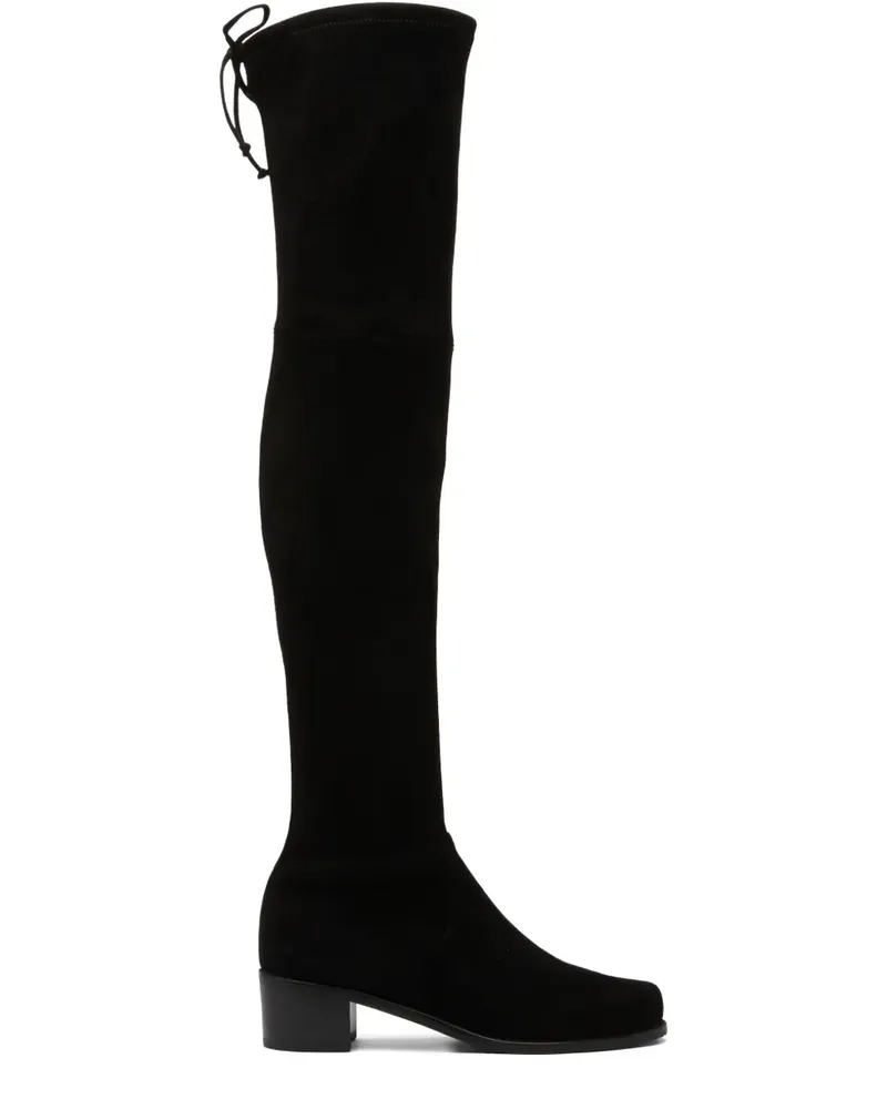 Stuart Weitzman Midland Overknee-Stiefel 40mm - Schwarz Schwarz