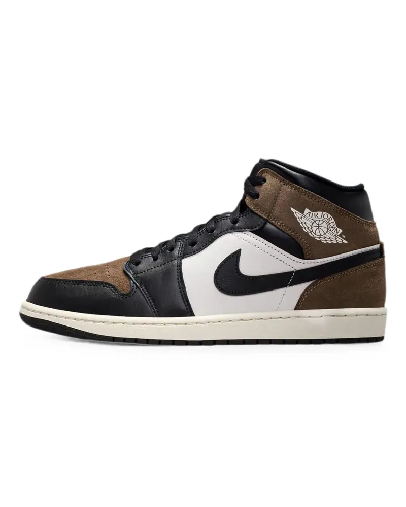 Jordan Air  1 Mid Sneakers - Schwarz Schwarz