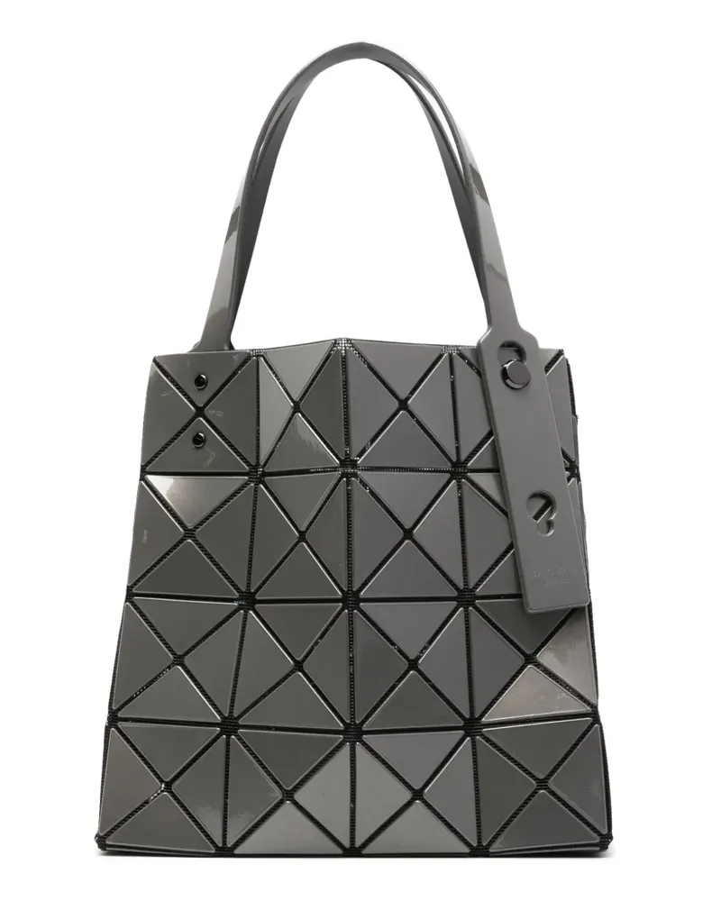Issey Miyake Handtasche mit geometrischen Einsätzen - Grau Grau