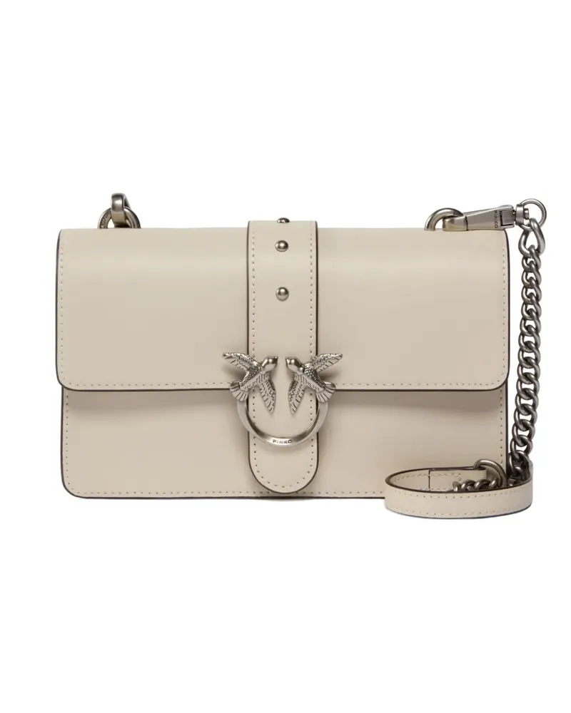 Pinko Kleine Love Bag One Schultertasche mit New Buckle - Nude Nude