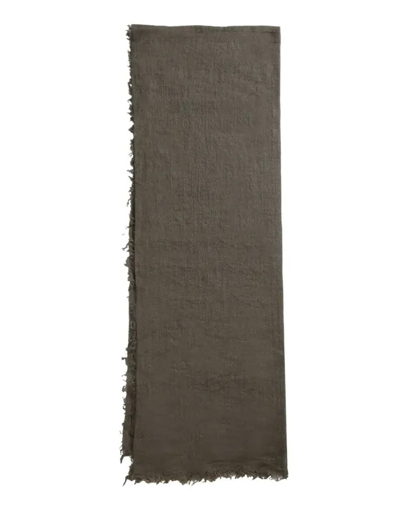 Rick Owens frayed-edge scarf - Braun Braun