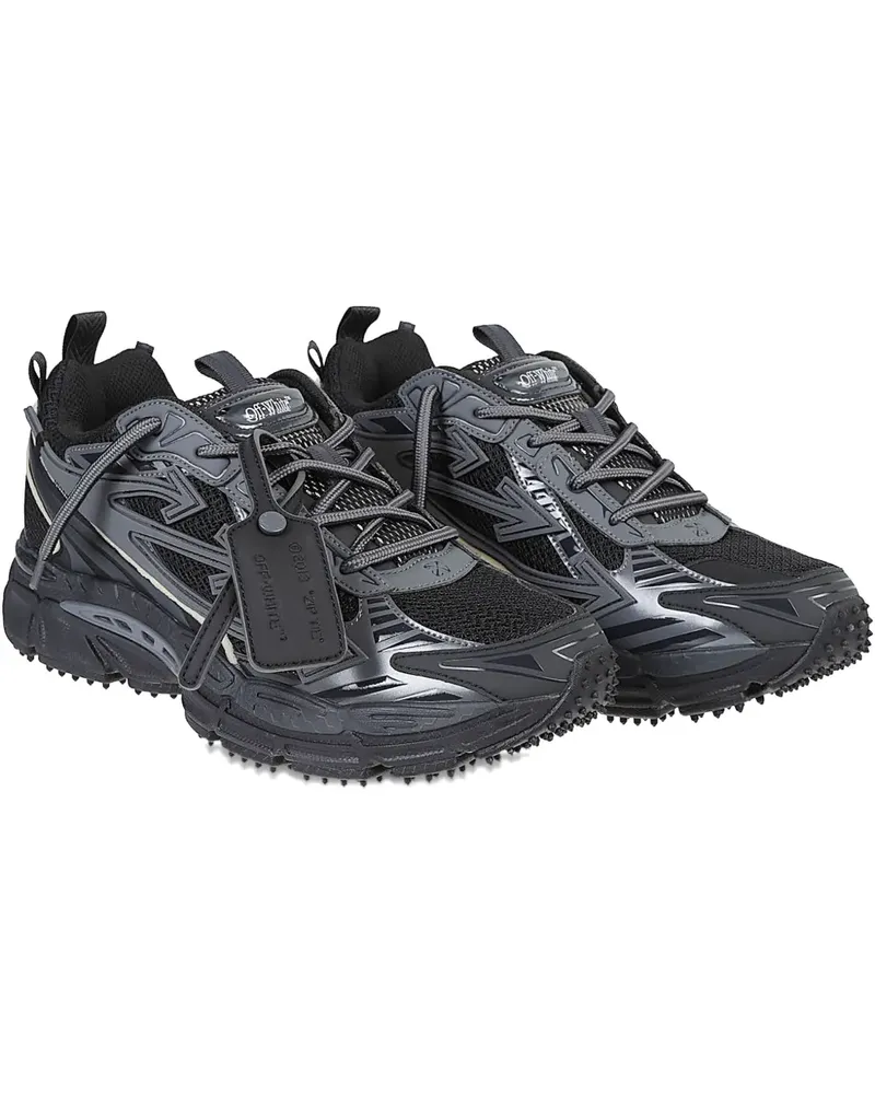 OFF-WHITE lace-up lug-sole sneakers - Schwarz Schwarz