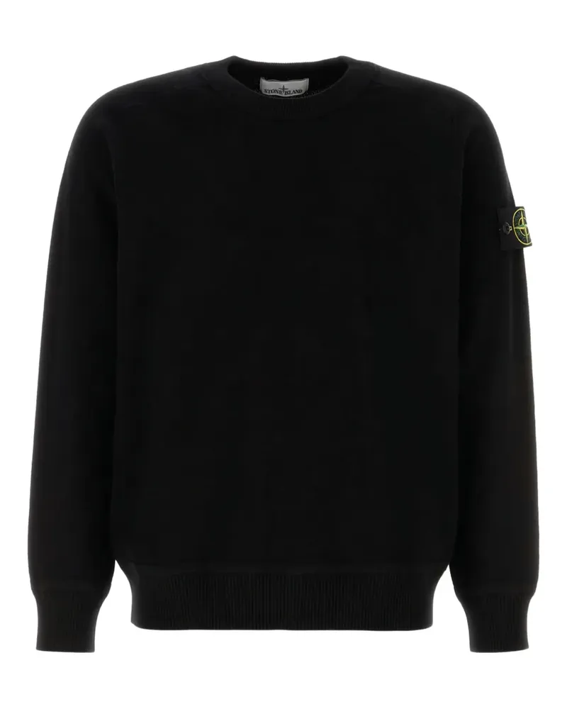 Stone Island Pullover mit Rundhalsausschnitt - Schwarz Schwarz