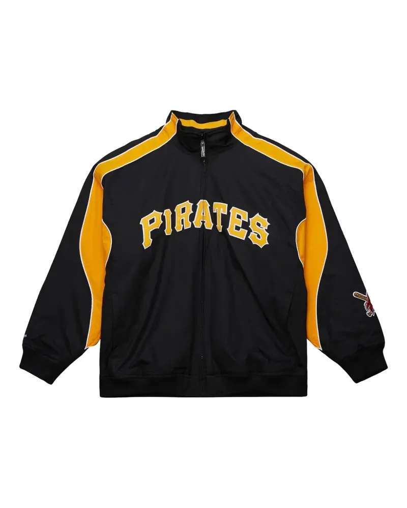 Mitchell & Ness MLB Pirates 2005 Cooperstown baseball jacket - Schwarz Schwarz