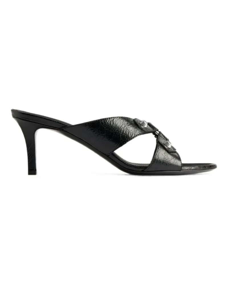 Balenciaga City Sandalen in Schwarz Schwarz