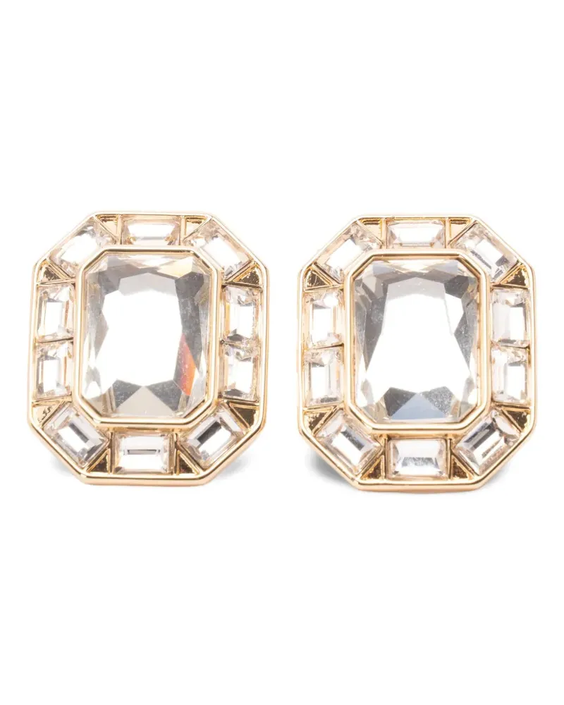 Self-Portrait octagonal-shape earrings - Gold Gold