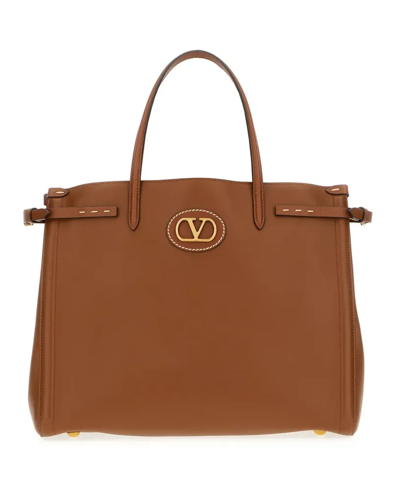 Valentino Garavani VLogo Tote Bag - Braun Braun