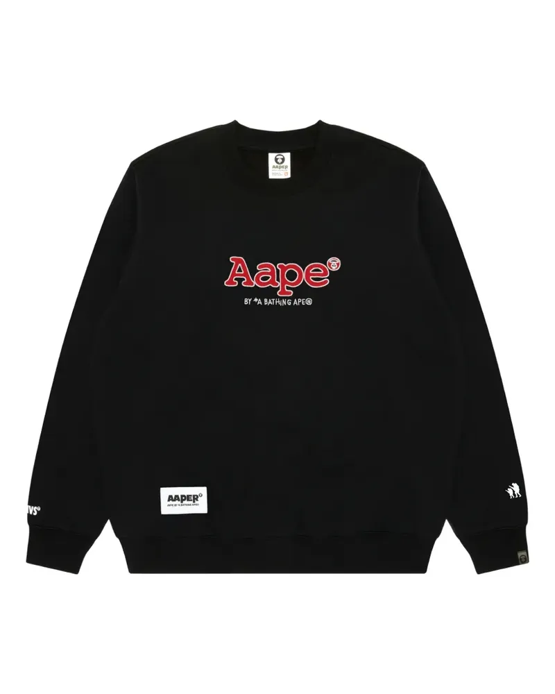 BAPE Sweatshirt mit Grafik- und Logo-Print - Schwarz Schwarz