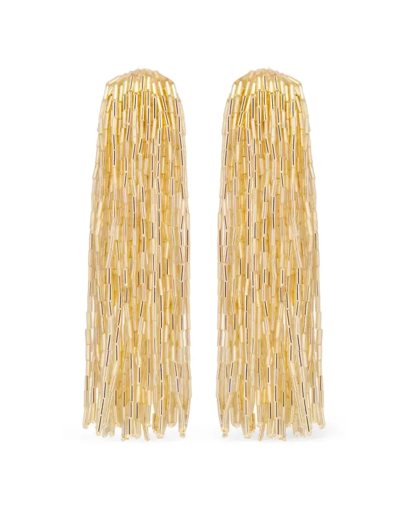 Oscar de la Renta Hängeohrringe mit Quaste - Gold Gold