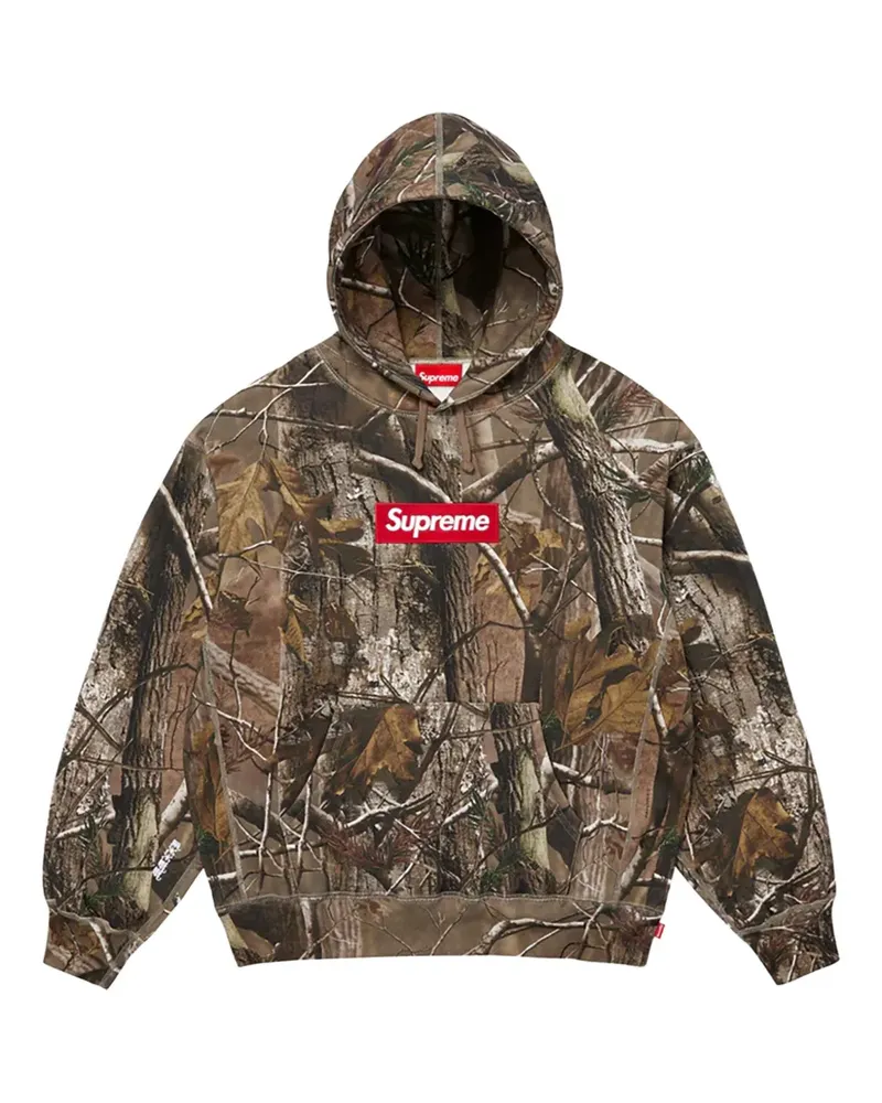 Supreme Being Hoodie mit Logo - Braun Braun