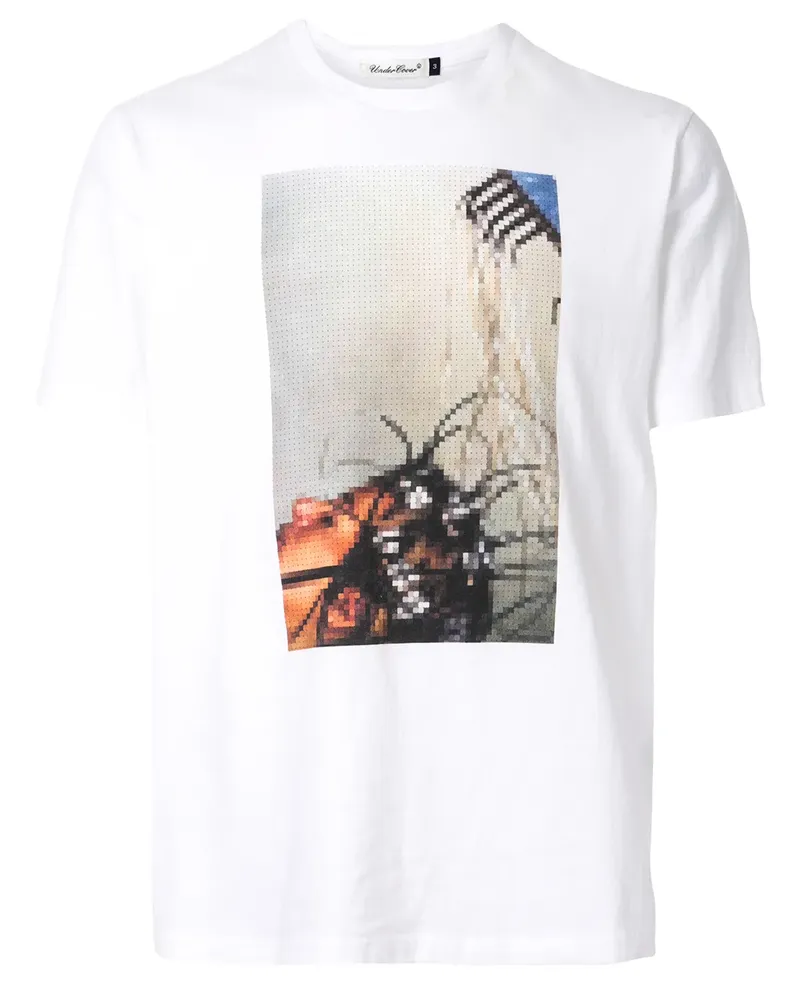 Undercover T-Shirt mit grafischem Print - Weiß Weiß